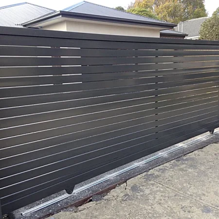 Metal Slat Sliding Gates